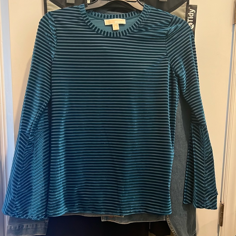 EUC Michael Kors Size M Dark Teal Pullover